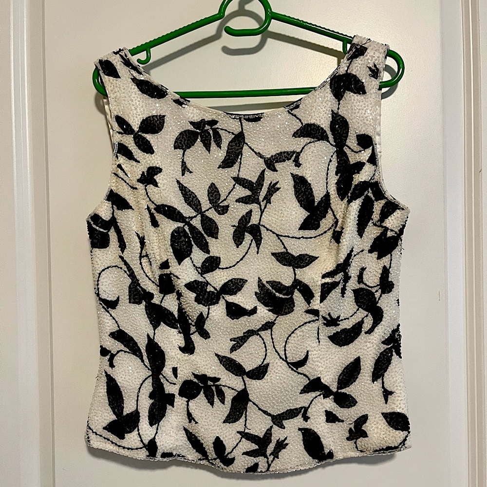 Vintage Mon Cheri Evenings Beaded Top